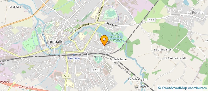 localisation de l'entreprise MONSIEUR MARCEL LE BRETON à LAMBALLE-ARMOR