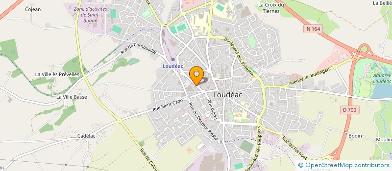 localisation de l'entreprise MONSIEUR MARCEL LE CORRE à LOUDEAC