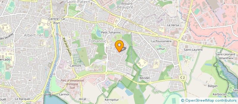 localisation de l'entreprise MONSIEUR MARCEL LE DIUZET à VANNES