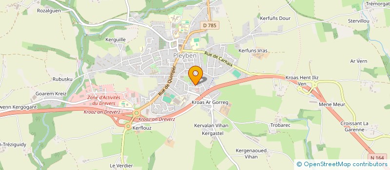 localisation de l'entreprise MONSIEUR MARCEL LE DU  PLEYBEN