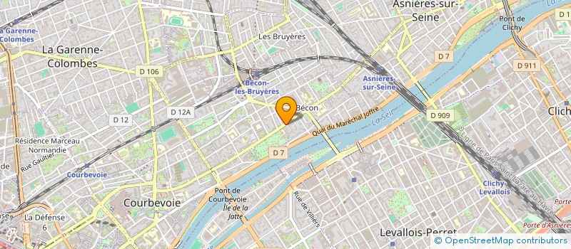 localisation de l'entreprise MONSIEUR MARCEL LE ROY à COURBEVOIE