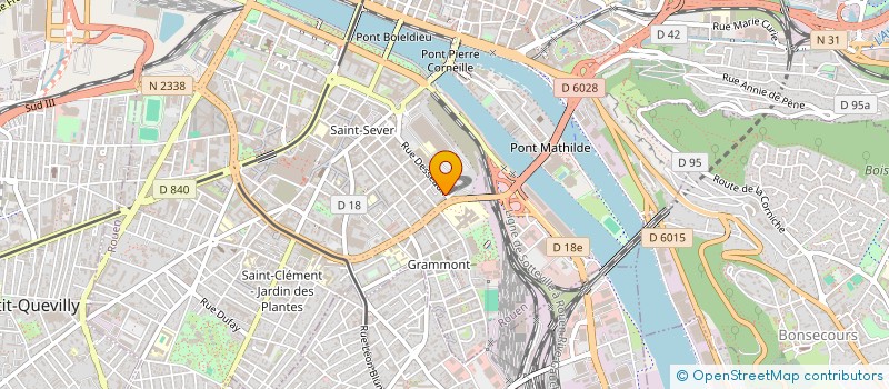 localisation de l'entreprise MONSIEUR MARCEL LE THESSIER à ROUEN