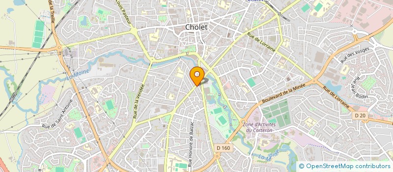 localisation de l'entreprise MONSIEUR MARCEL LEAU à CHOLET