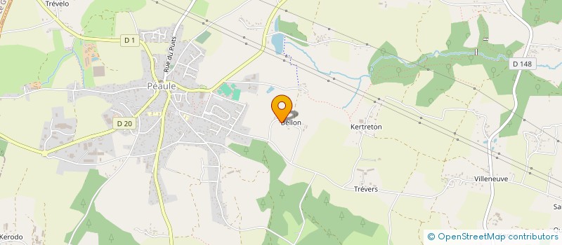 localisation de l'entreprise MONSIEUR MARCEL LEBEL  PEAULE