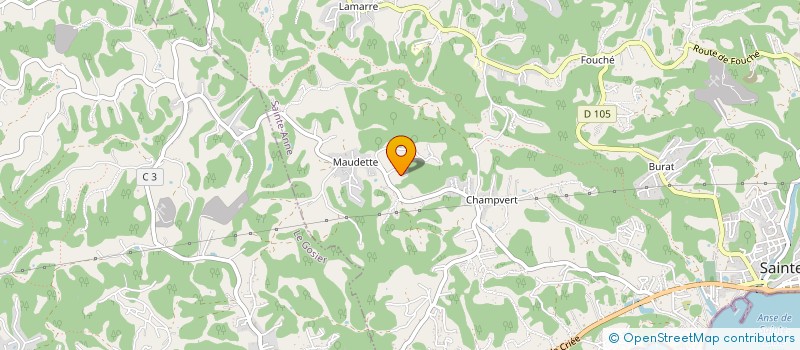 localisation de l'entreprise MONSIEUR MARCEL LEBON  SAINTE-ANNE