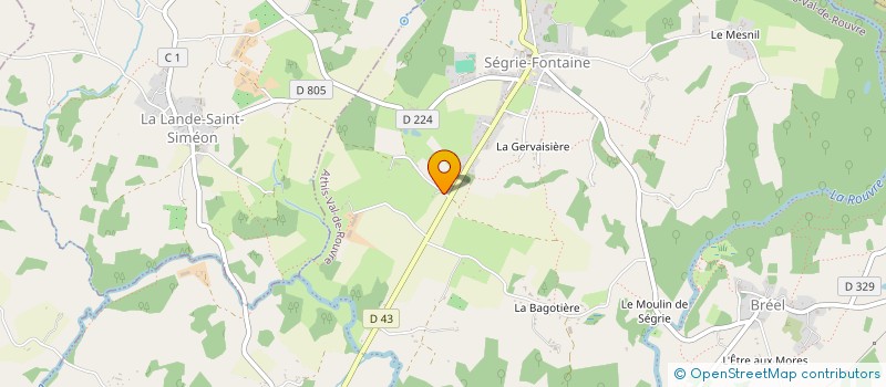 localisation de l'entreprise MONSIEUR MARCEL LEBRUN à CERISY-BELLE-ETOILE