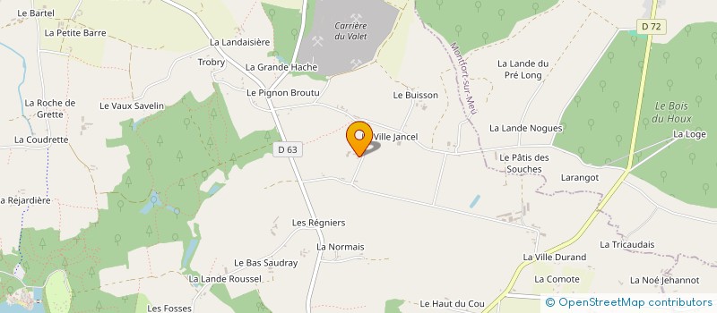 localisation de l'entreprise MONSIEUR MARCEL LECHARTRE  SAINT-MAUGAN