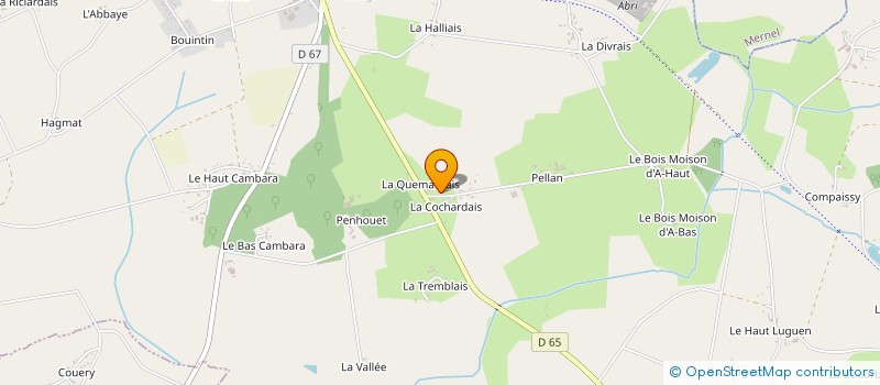 localisation de l'entreprise MONSIEUR MARCEL LECOMTE  COMBLESSAC