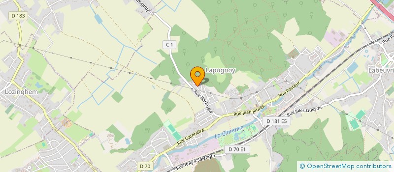 localisation de l'entreprise MONSIEUR MARCEL LEFEBVRE  LAPUGNOY