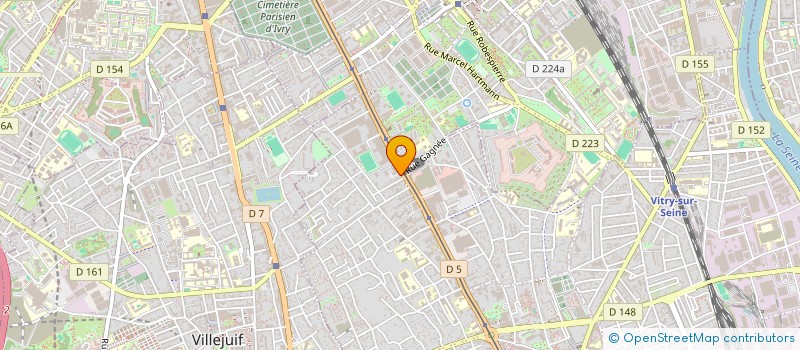 localisation de l'entreprise MONSIEUR MARCEL LEGRAND à VITRY-SUR-SEINE