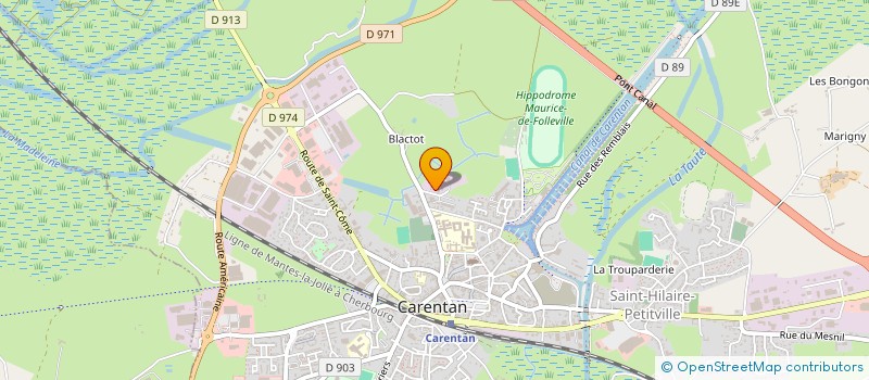 localisation de l'entreprise MONSIEUR MARCEL LEGRAND  MEAUTIS