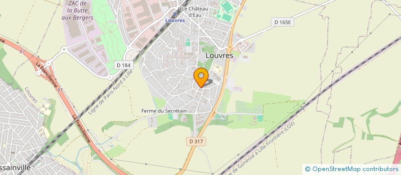 localisation de l'entreprise MONSIEUR MARCEL LEGROS  LOUVRES