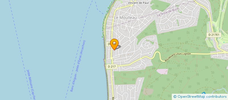 localisation de l'entreprise MONSIEUR MARCEL LEMAIRE à LA TESTE-DE-BUCH