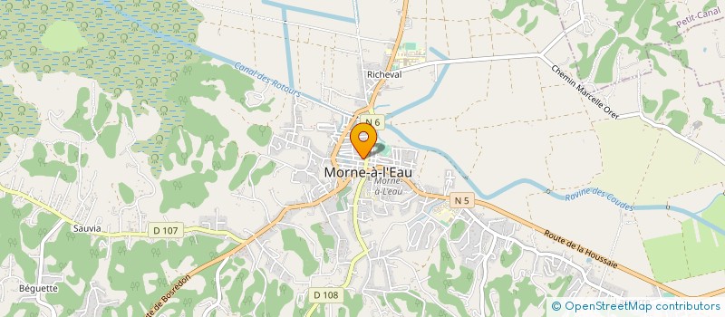 localisation de l'entreprise MONSIEUR MARCEL LEMAITRE à MORNE-A-L'EAU