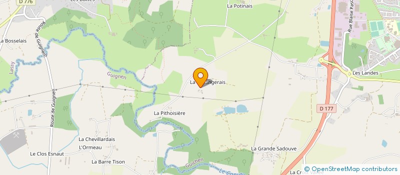 localisation de l'entreprise MONSIEUR MARCEL LEPRINCE  BAULON