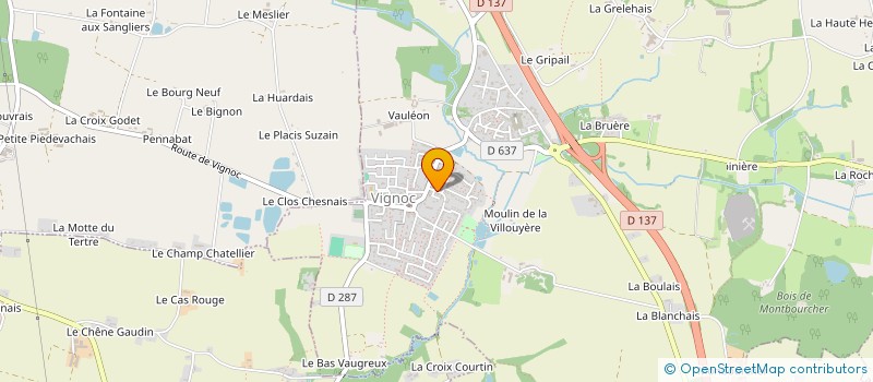 localisation de l'entreprise MONSIEUR MARCEL LERESTEUX  HEDE-BAZOUGES