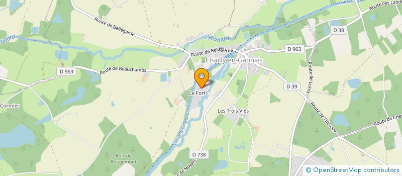 localisation de l'entreprise MONSIEUR MARCEL LEROY à CHAILLY-EN-GATINAIS