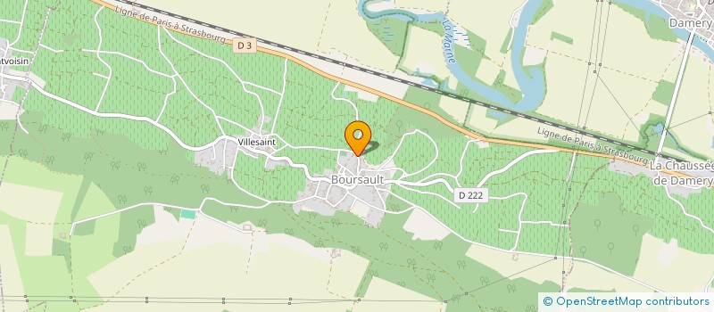 localisation de l'entreprise MONSIEUR MARCEL LEROY  BOURSAULT