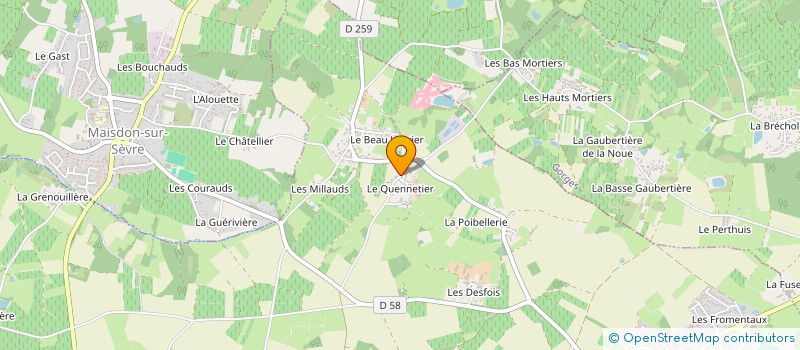localisation de l'entreprise MONSIEUR MARCEL LEROY à SAINT-LUMINE-DE-CLISSON