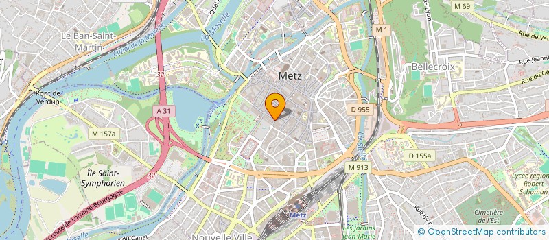 localisation de l'entreprise MONSIEUR MARCEL LESSER à METZ