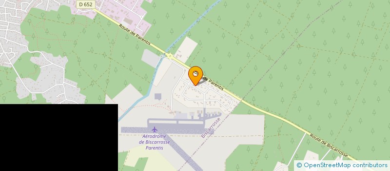 localisation de l'entreprise MONSIEUR MARCEL LETHEROUIN  BISCARROSSE