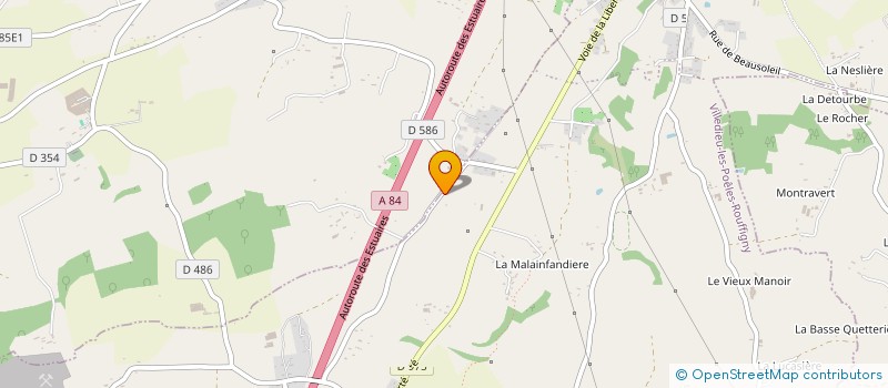 localisation de l'entreprise MONSIEUR MARCEL LETONDEUR  BOURGUENOLLES