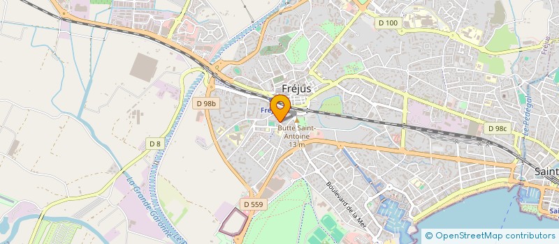 localisation de l'entreprise MONSIEUR MARCEL LEYDET à FREJUS