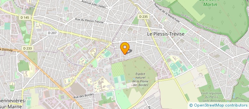 localisation de l'entreprise MONSIEUR MARCEL LINOIR  LE PLESSIS-TREVISE