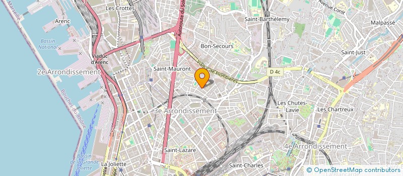 localisation de l'entreprise MONSIEUR MARCEL LOPEZ  MARSEILLE