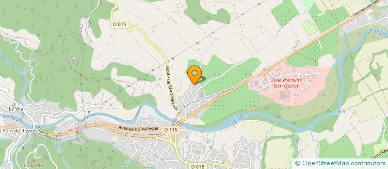 localisation de l'entreprise MONSIEUR MARCEL LOPEZ  CERET