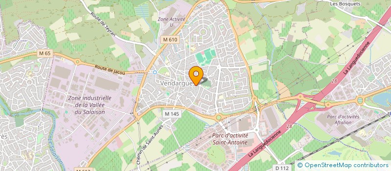 localisation de l'entreprise MONSIEUR MARCEL LOPEZ à VENDARGUES