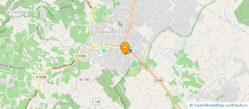 localisation de l'entreprise MONSIEUR MARCEL LOPEZ à LE BEAUSSET
