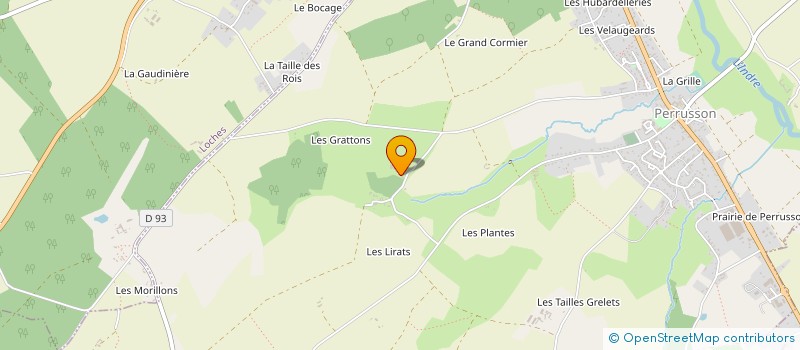 localisation de l'entreprise MONSIEUR MARCEL LOREE  PERRUSSON