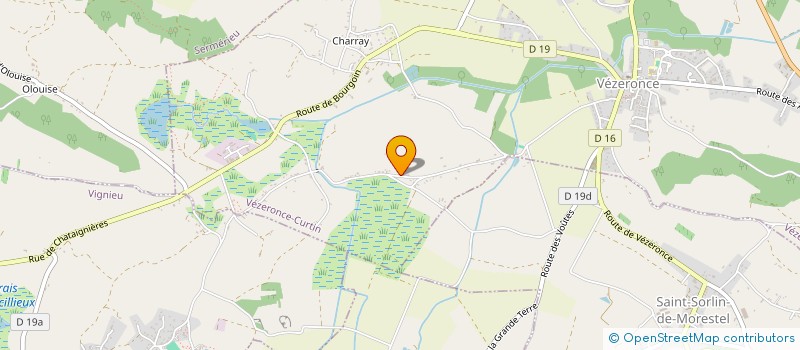 localisation de l'entreprise MONSIEUR MARCEL LORIE  VEZERONCE-CURTIN