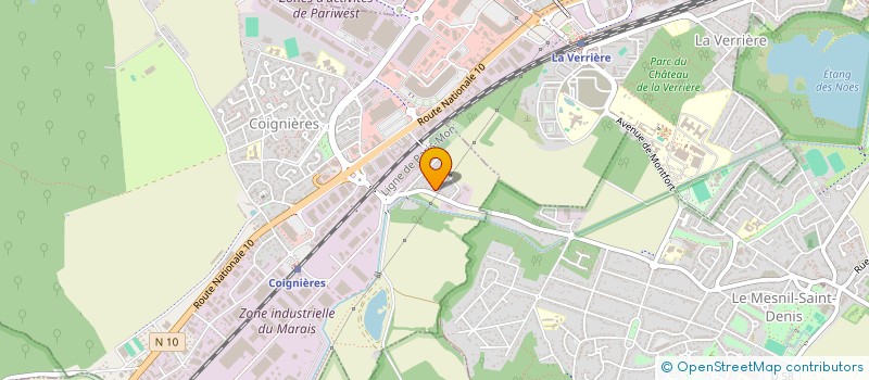 localisation de l'entreprise MONSIEUR MARCEL LOTHON à COIGNIERES