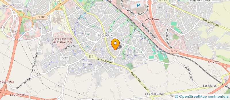 localisation de l'entreprise MONSIEUR MARCEL LOUARGANT à TREGUEUX