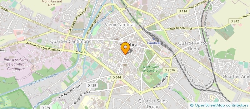 localisation de l'entreprise MONSIEUR MARCEL LOUCHET à CAMBRAI