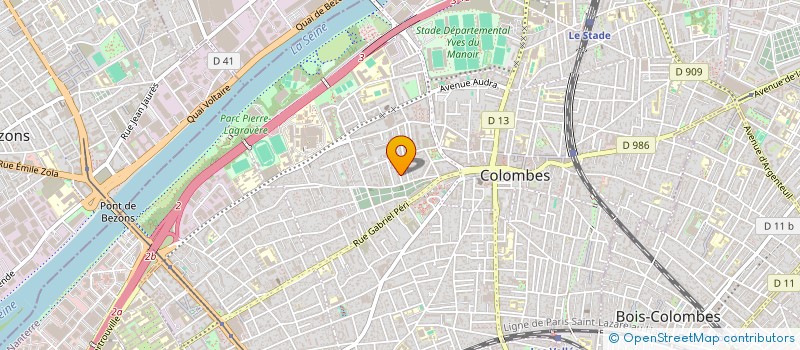 localisation de l'entreprise MONSIEUR MARCEL LOUIS à COLOMBES