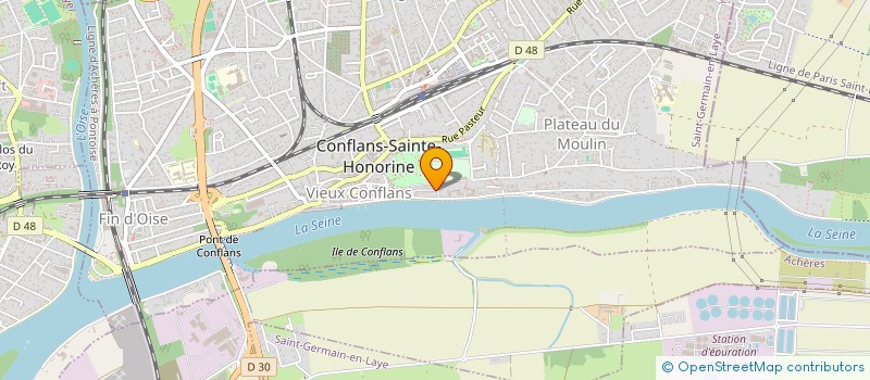 localisation de l'entreprise MONSIEUR MARCEL LYPHONT à CONFLANS-SAINTE-HONORINE