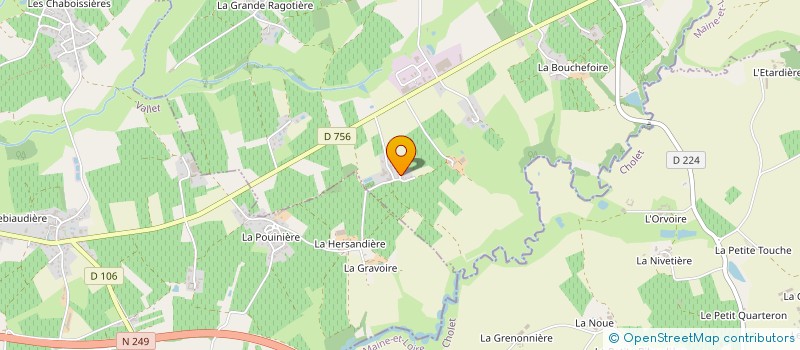 localisation de l'entreprise MONSIEUR MARCEL MACE  LA REGRIPPIERE