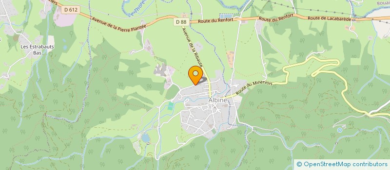 localisation de l'entreprise MONSIEUR MARCEL MACRON  ALBINE