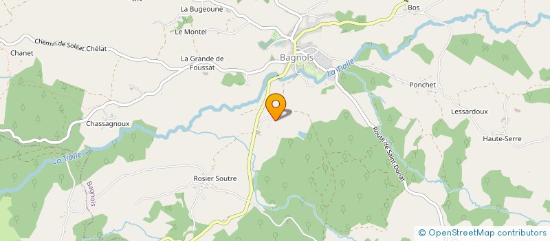 localisation de l'entreprise MONSIEUR MARCEL MADEUF à BAGNOLS
