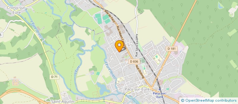 localisation de l'entreprise MONSIEUR MARCEL MAITRE  PACY-SUR-EURE