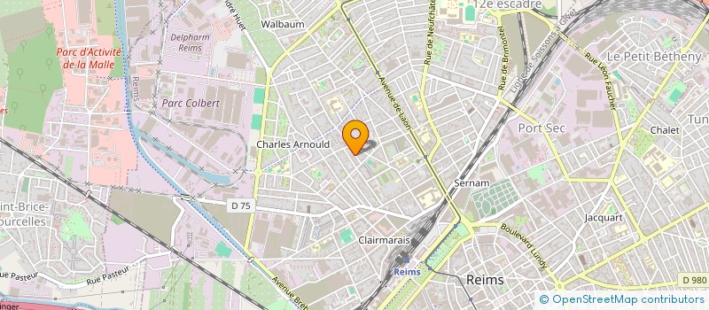 localisation de l'entreprise MONSIEUR MARCEL MANDON à REIMS