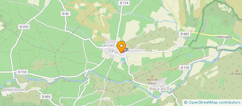 localisation de l'entreprise MONSIEUR MARCEL MANIOKA  SERVIES-EN-VAL