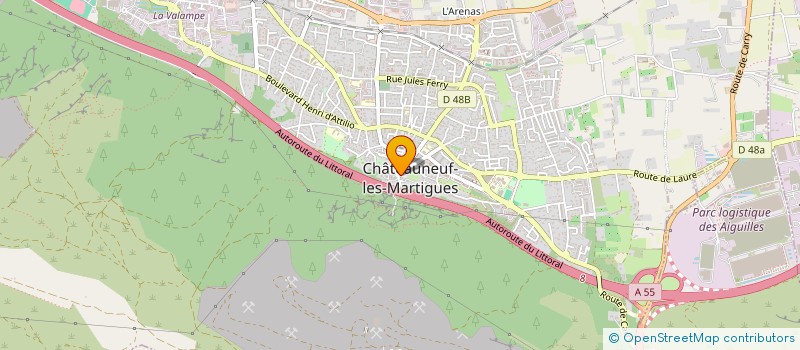 localisation de l'entreprise MONSIEUR MARCEL MARIANI à CHATEAUNEUF-LES-MARTIGUES
