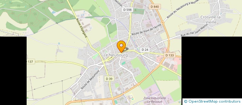 localisation de l'entreprise MONSIEUR MARCEL MARIEL  LE NEUBOURG