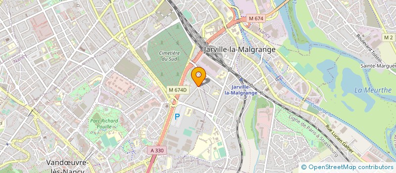 localisation de l'entreprise MONSIEUR MARCEL MARLIER à VANDŒUVRE-LES-NANCY