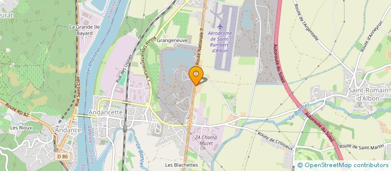 localisation de l'entreprise MONSIEUR MARCEL MARQUE  SAINT RAMBERT D'ALBON