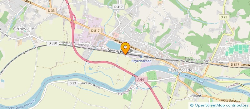 localisation de l'entreprise MONSIEUR MARCEL MARQUINE  PEYREHORADE